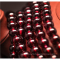 Factory Price Loose Strands Small Size Red 5mm Natural Garnet Beads